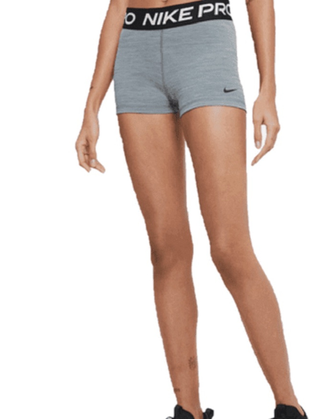 Nike Pro Heather Gray Shorts 3”